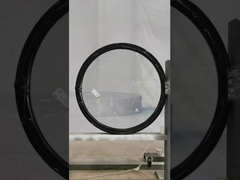 4mm 5mm 6mm Αλουμινίου Κύκλωμα Παράθυρα Διπλό Χαρακτηρισμένο Γυαλί Στρογγυλό Αλουμινίου Παράθυρα