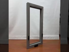 1.4mm - 2.0mm Αλουμινίου Στρίβοντας παράθυρα με γκριλ Σύγχρονη σταθερή Αλουμινίου Παράθυρα