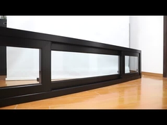 Ανθεκτικά σε καιρικές συνθήκες κατακόρυφα συρόμενα παράθυρα από αλουμίνιο και γυαλί για γραφεία