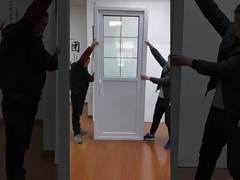 Λευκή πόρτα με μανδύα από PVC προσαρμόσιμο μέγεθος