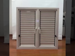 Φρέμα επεξεργασία επιφάνειας Powder Coating Aluminium Louver παράθυρο με αόρατη λειτουργία