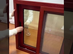 Αλουμινίου διακινούμενο παράθυρο για το μπάνιο Woodgrain χρώμα